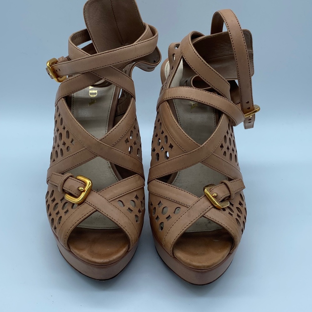 AUTHENTIC PRADA HEELED SANDAL